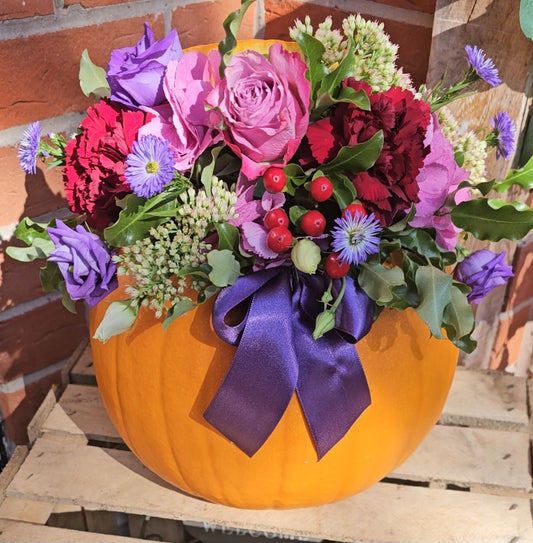 Flower pumpkin workshop 255th October 2025