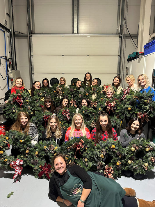 The C-P Christmas Wreath Making