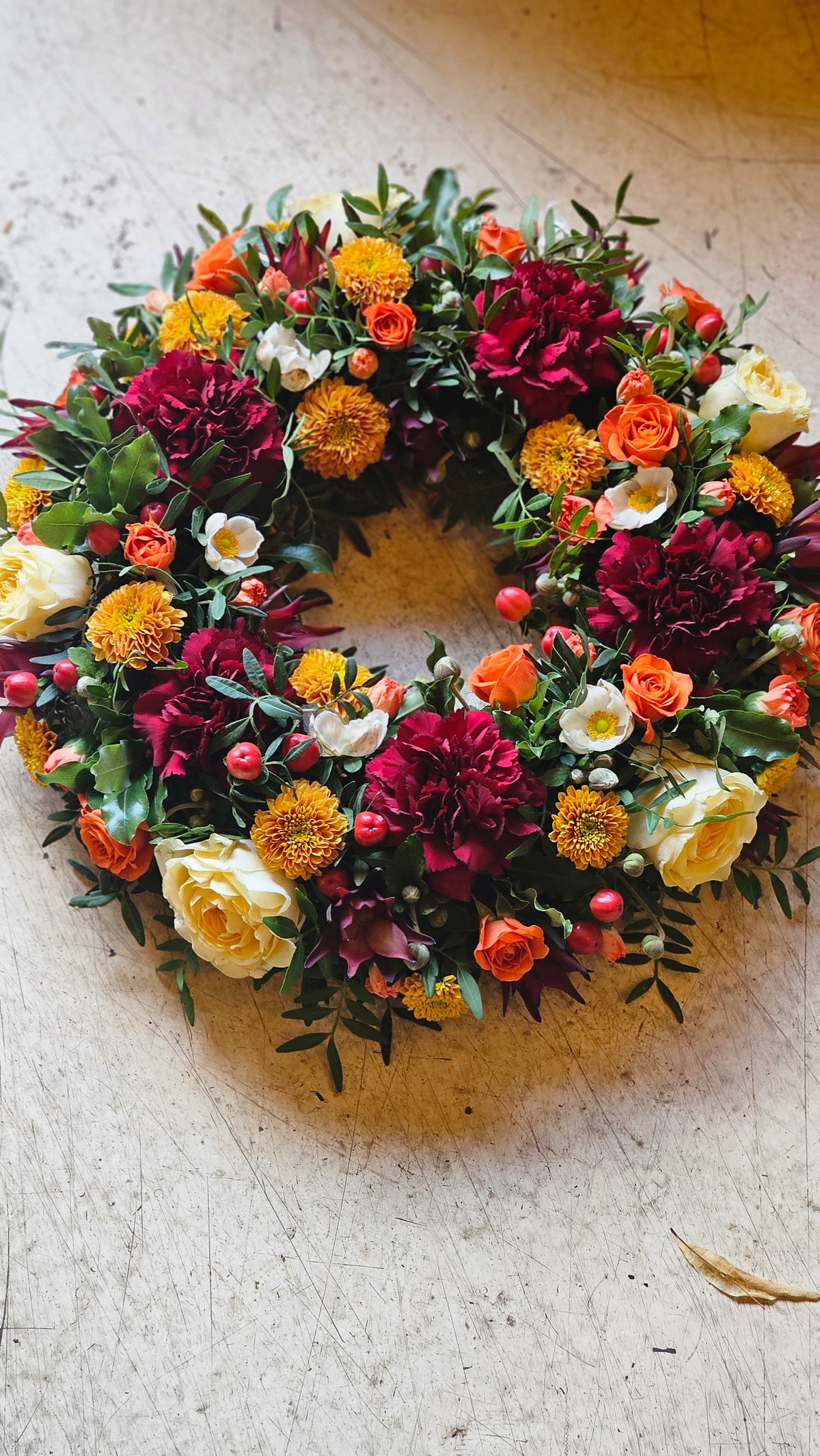 Sympathy wreath